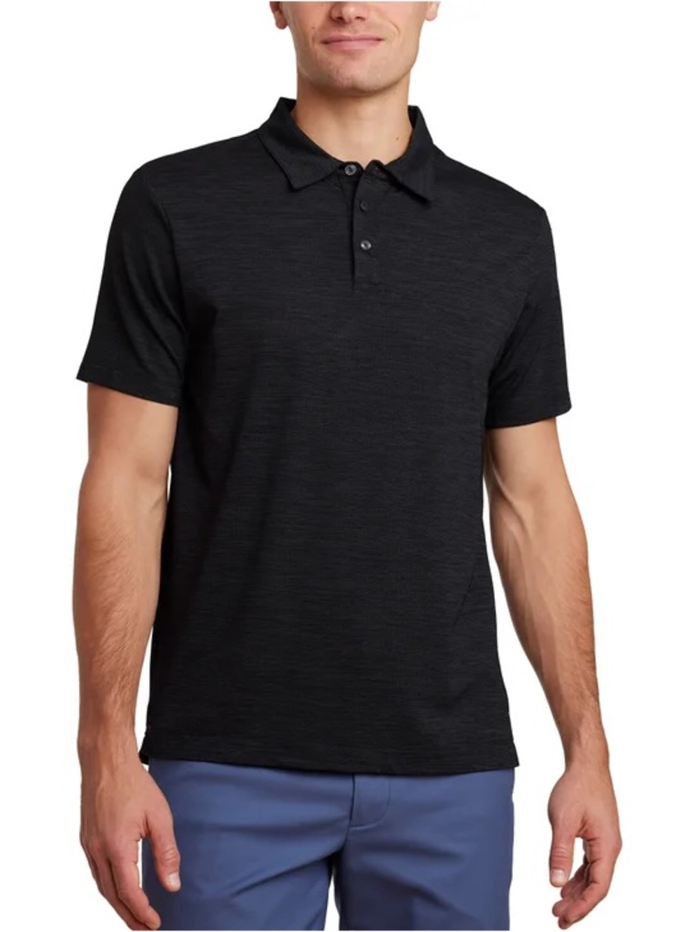 MACK WELDON Men’s Short Sleeve Polo Shirt Performance Black Sz Small 1979054